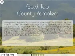 Sites similar to goldtopcountyramblers.com