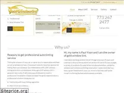 Sites similar to goldwindowtint.com