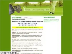 Sites similar to golf-dictionary.com