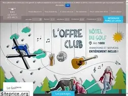 Sites similar to golf-hotel-lesarcs.com