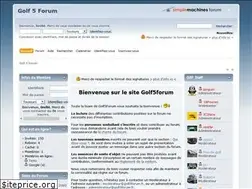 Sites similar to golf5forum.fr