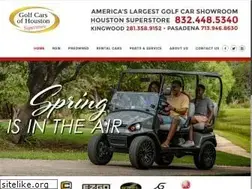 Sites similar to golfcarsofhouston.com