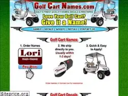 Sites similar to golfcartnames.com