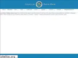 Sites similar to golfclubrheinmain.de