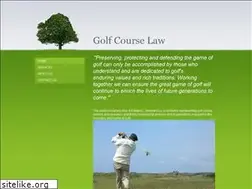 Sites similar to golfcourselaw.com