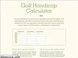 Sites similar to golfhandicapcalculator.com