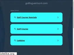 Sites similar to golfingvermont.com