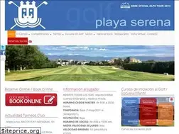 Sites similar to golfplayaserena.com