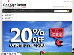 Sites similar to golfsigndepot.com