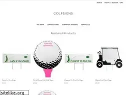 Sites similar to golfsigns.org