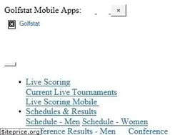 Sites similar to golfstatresults.com
