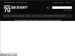 Sites similar to golfsub70.com