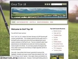 Sites similar to golftop18.com