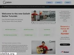 Sites similar to goliathguitartutorials.com