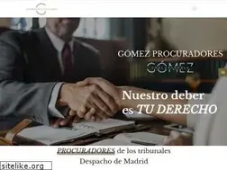 Sites similar to gomezprocuradores.com