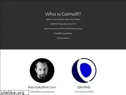 Sites similar to gomor.org