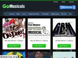 Sites similar to gomusicals.com