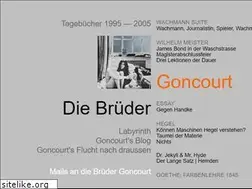 Sites similar to goncourt.net