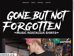 Sites similar to gonebutnotforgottenshirts.com