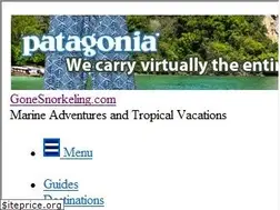 Sites similar to gonesnorkeling.com