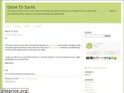 Sites similar to gonetoearth.typepad.com