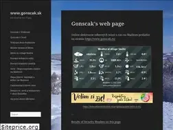 Sites similar to gonscak.sk