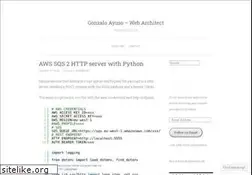 Sites similar to gonzalo123.wordpress.com