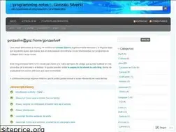 Sites similar to gonzasilve.wordpress.com