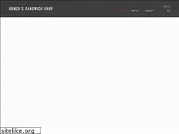 Sites similar to gonzosandwichshop.com