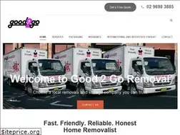 Sites similar to good2goremovals.com.au