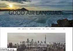 Sites similar to goodairlanguage.com