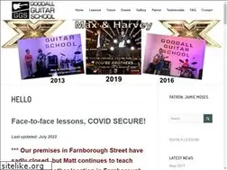Sites similar to goodallguitarschool.com