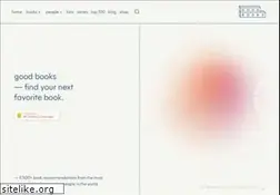 Sites similar to goodbooks.io