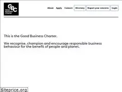 Sites similar to goodbusinesscharter.com