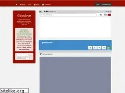 Sites similar to goodbye.us