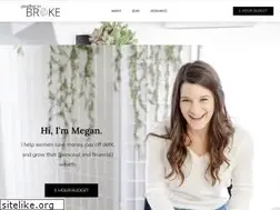 Sites similar to goodbyetobroke.com