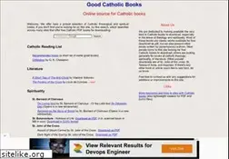 Sites similar to goodcatholicbooks.org