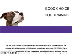 Sites similar to goodchoicedogtraining.net
