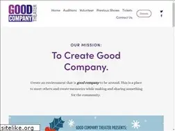 Sites similar to goodcompanytheaterct.org