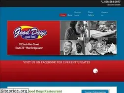 Sites similar to gooddaysrestaurant.com