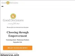 Sites similar to gooddecisions.com