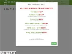 Sites similar to goodearthsoil.com.au