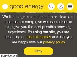 Sites similar to goodenergy.co.uk