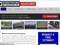 Sites similar to goodepavinginc.com