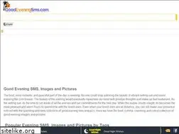 Sites similar to goodeveningsms.com