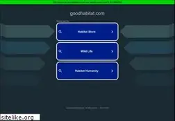 Sites similar to goodhabitat.com