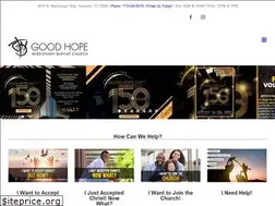 Sites similar to goodhope.org
