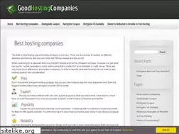 Sites similar to goodhostingcompanies.com