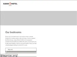 Sites similar to goodhotellondon.com