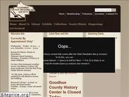 Sites similar to goodhuecountyhistory.org